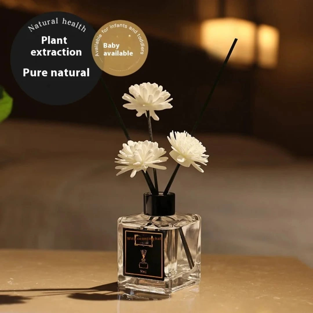 Floral Reed Diffuser – Natural Home Fragrance Diffuser