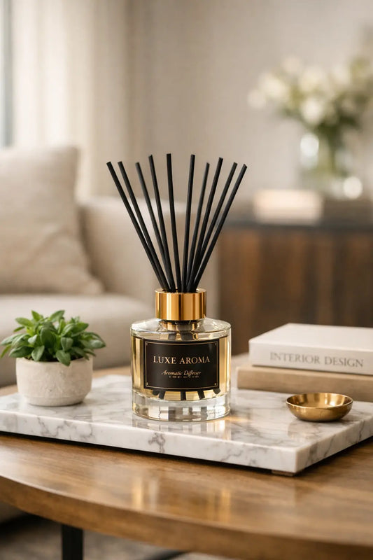 Luxury Aromatherapy Reed Diffuser Set – Elegant Home Fragrance Decor