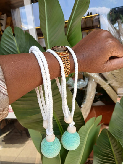 Boho Macrame Curtain Tieback – Elegant Rope Home Decor