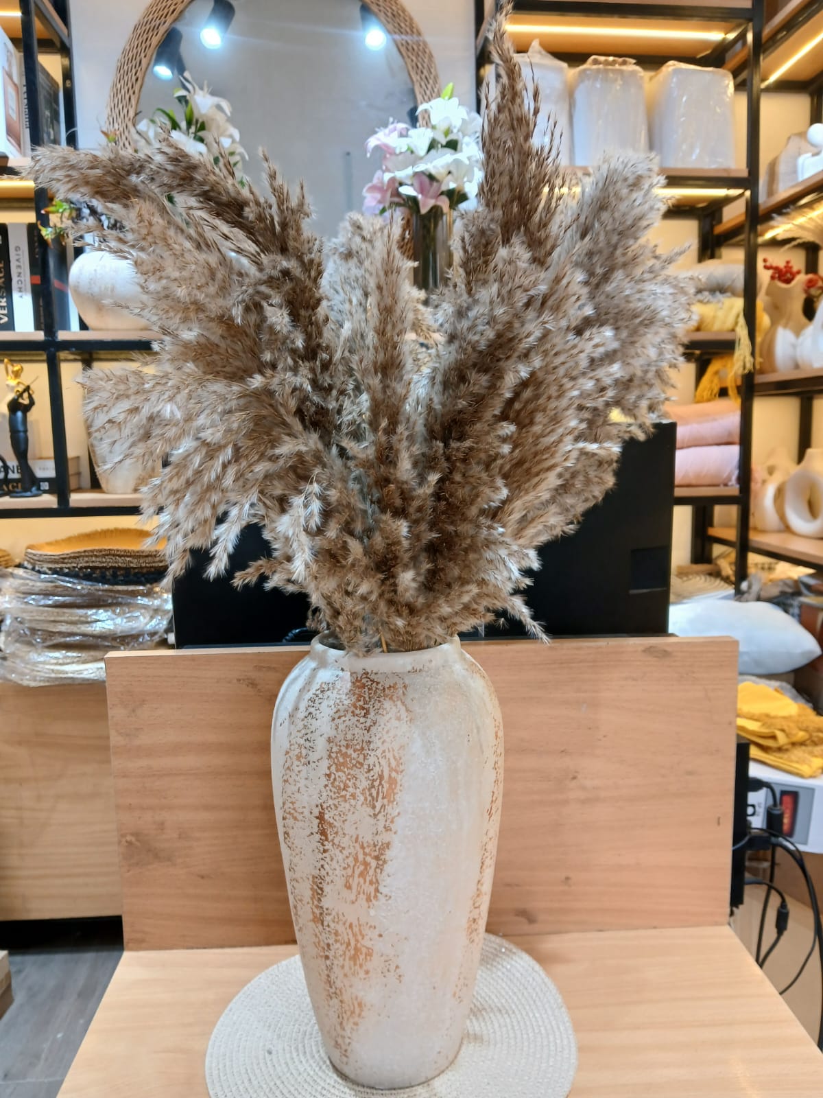 Natural Pampas Grass Stems – Rustic Luxury Home Decor