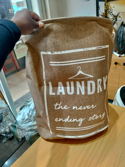 Large Fabric Laundry Basket with Handles – Stylish Home Storage