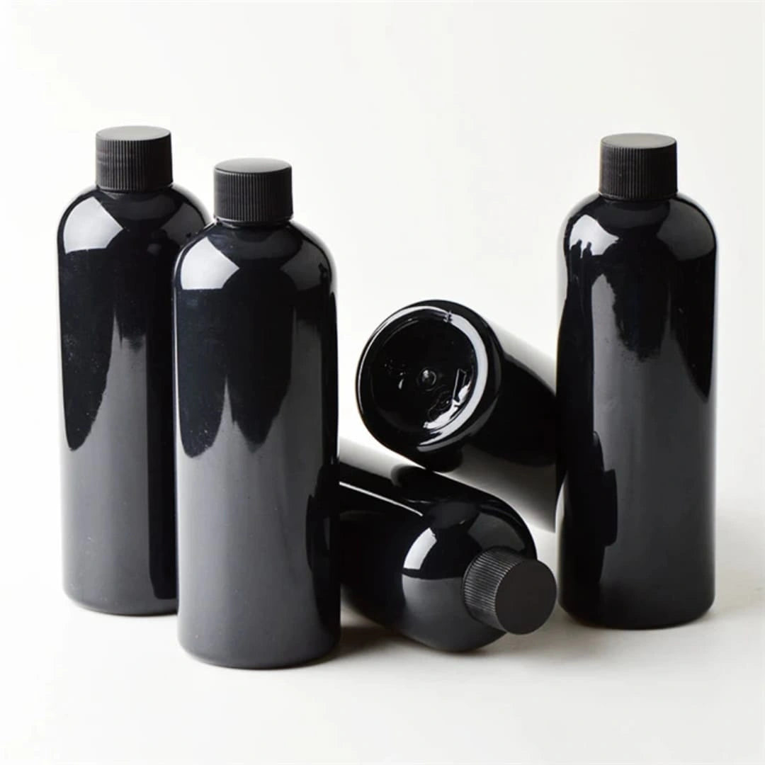 Black Diffuser Refill Bottle – Aromatherapy Fragrance Oil Container