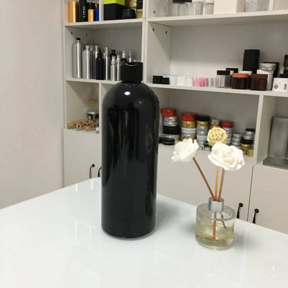 Black Diffuser Refill Bottle – Aromatherapy Fragrance Oil Container