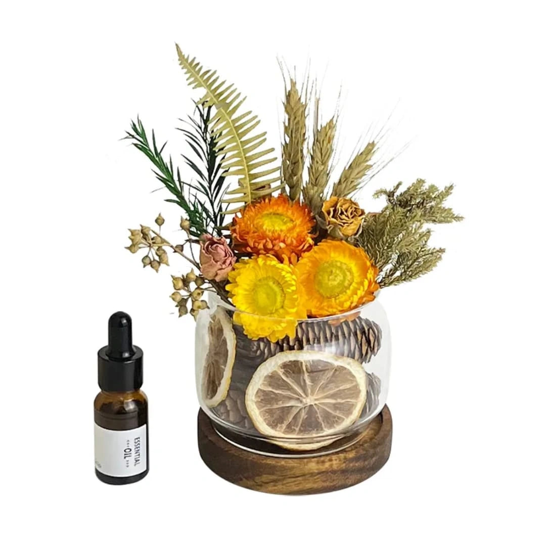 Dried Flower Aromatherapy Diffuser – Natural Botanical Home Fragrance