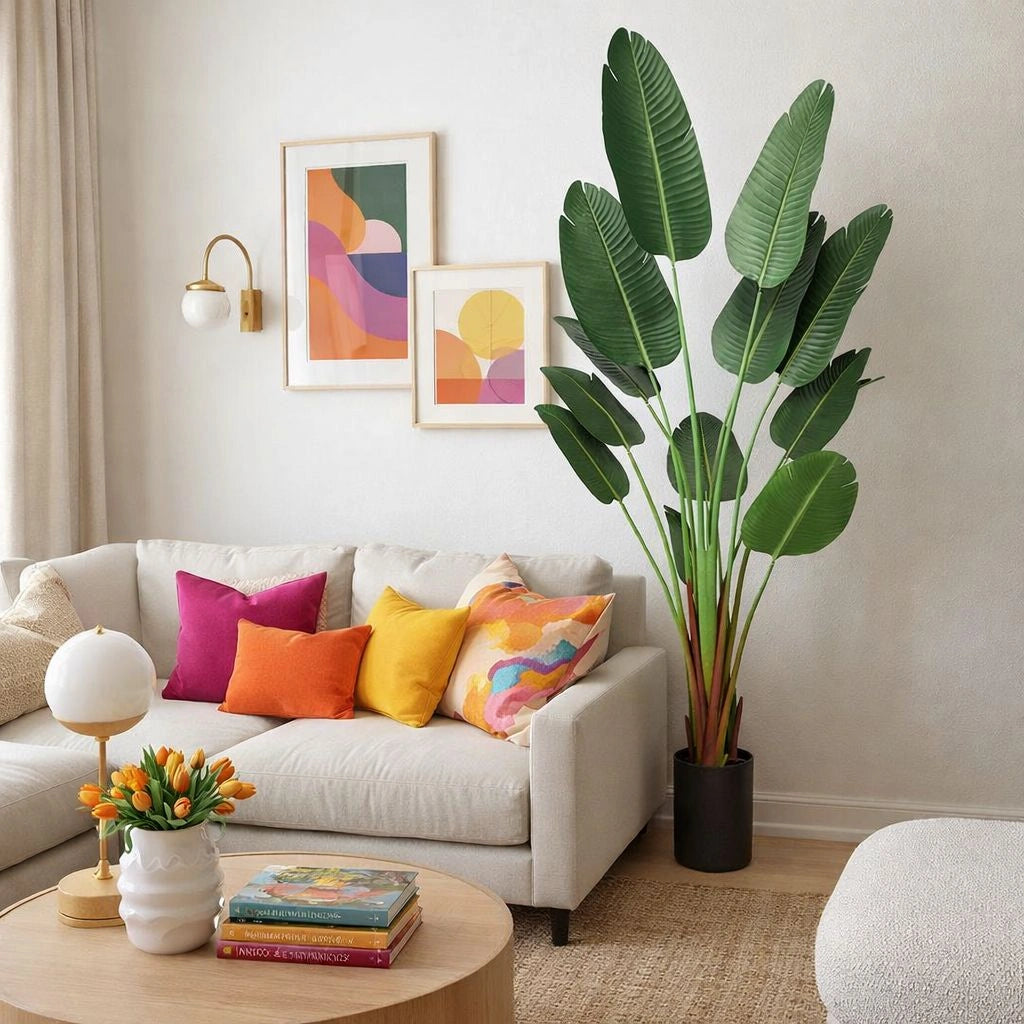 Decorative Artificial Banana Leaf Plant