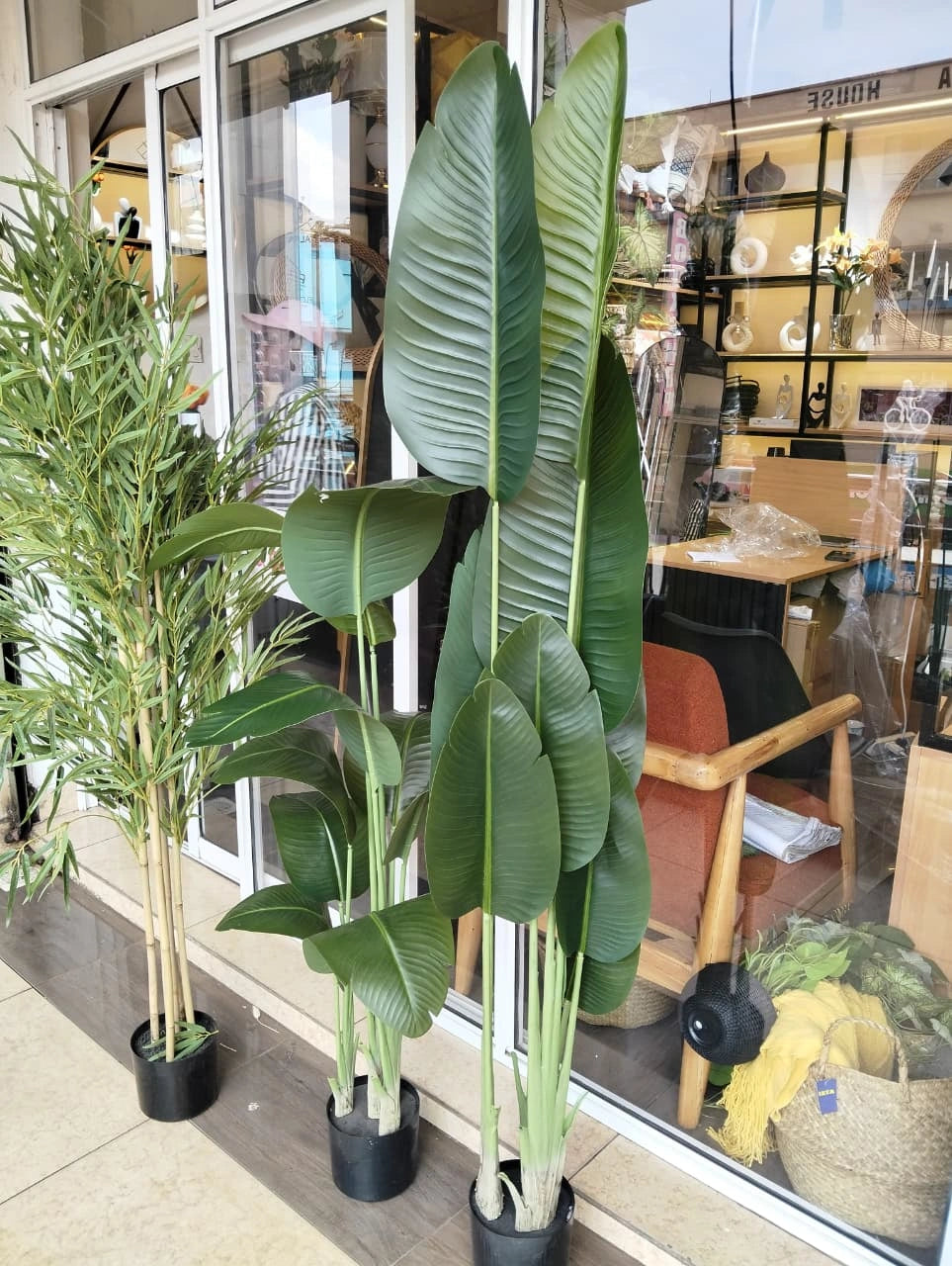 Decorative Artificial Banana Leaf Plant