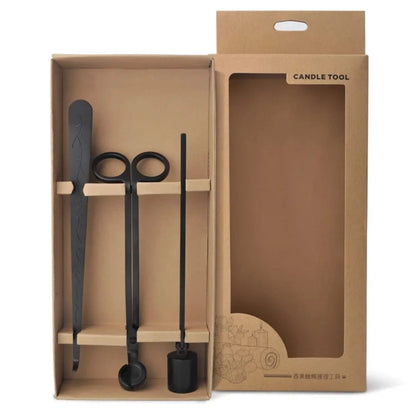 Luxury Candle Care Tool Set – Wick Trimmer, Snuffer & Dipper Kit