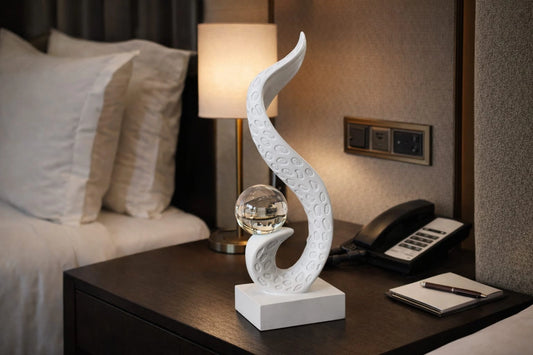 Modern Abstract Crystal Sculpture – Luxury Tabletop Decor