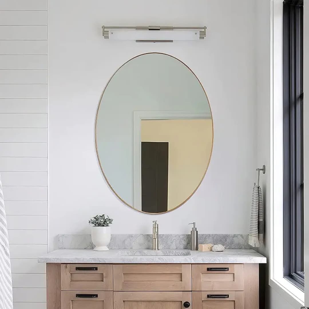 Unbreakable Oval Wall Mirror – Modern Decorative Home Decor