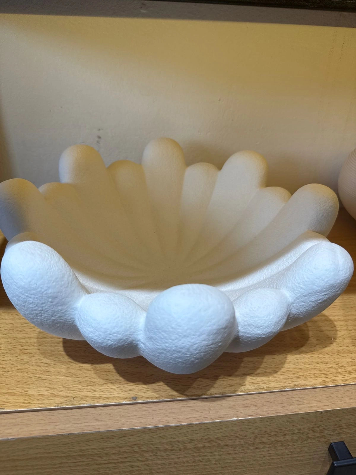 Modern Sculptural Pebble Decorative Bowl – Minimalist Centerpiece Tray