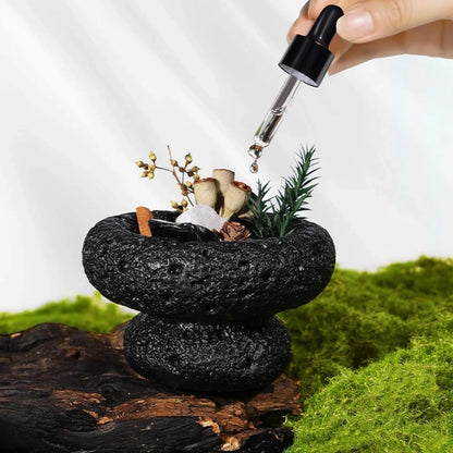 Mushroom Shaped Stone Essential Oil Diffuser – Decorative Gift Pack